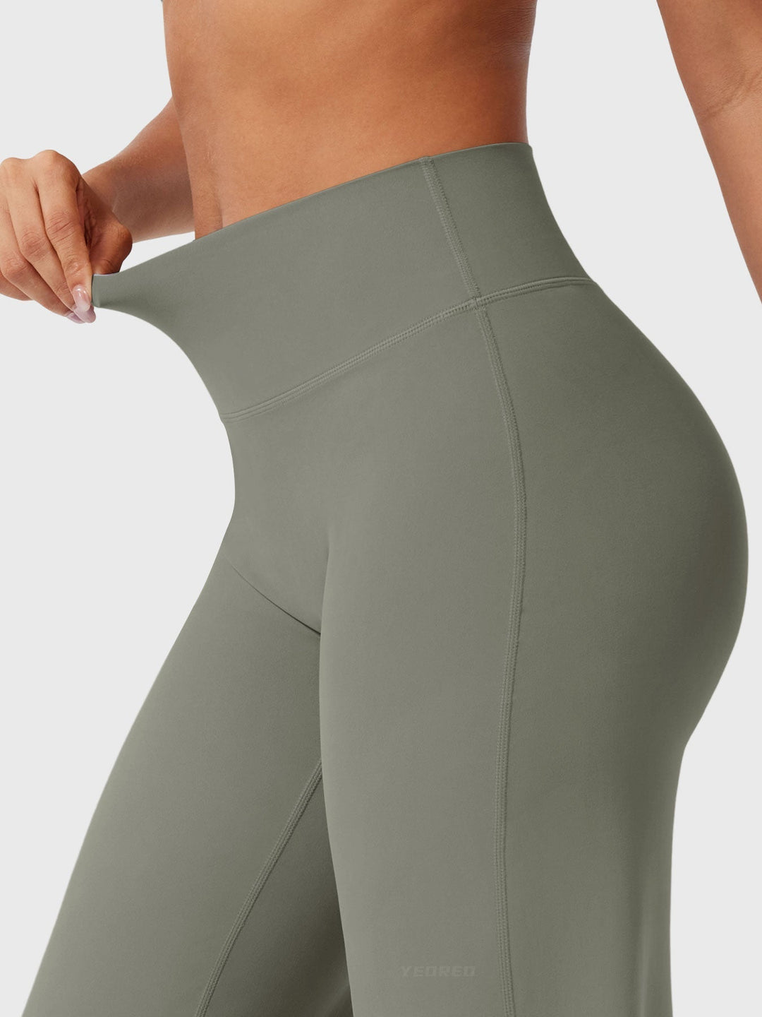 Women's High Waist Flared Summer Pants