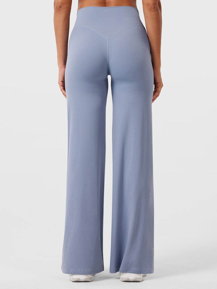 Women's High Waist Flared Summer Pants