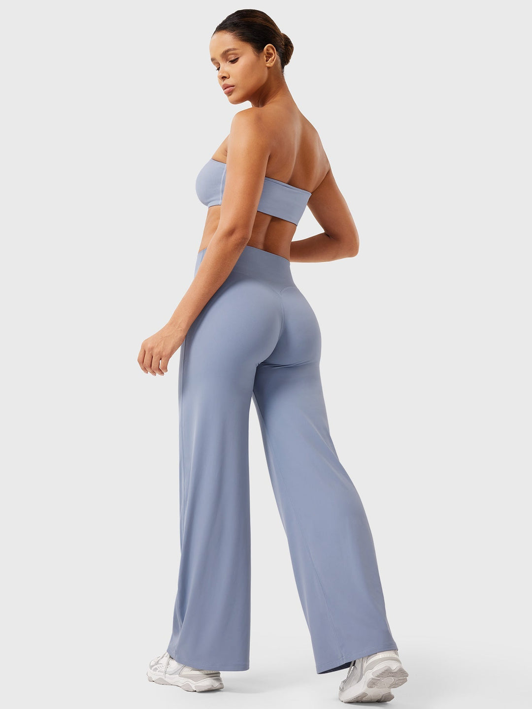 Women's High Waist Flared Summer Pants