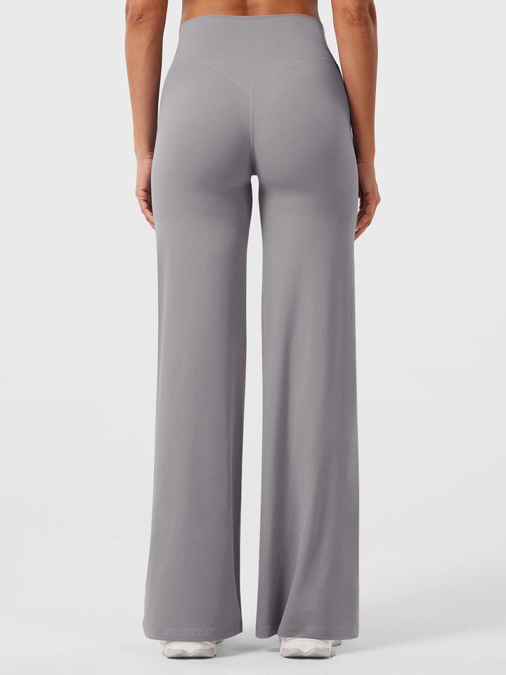 Women's High Waist Flared Summer Pants