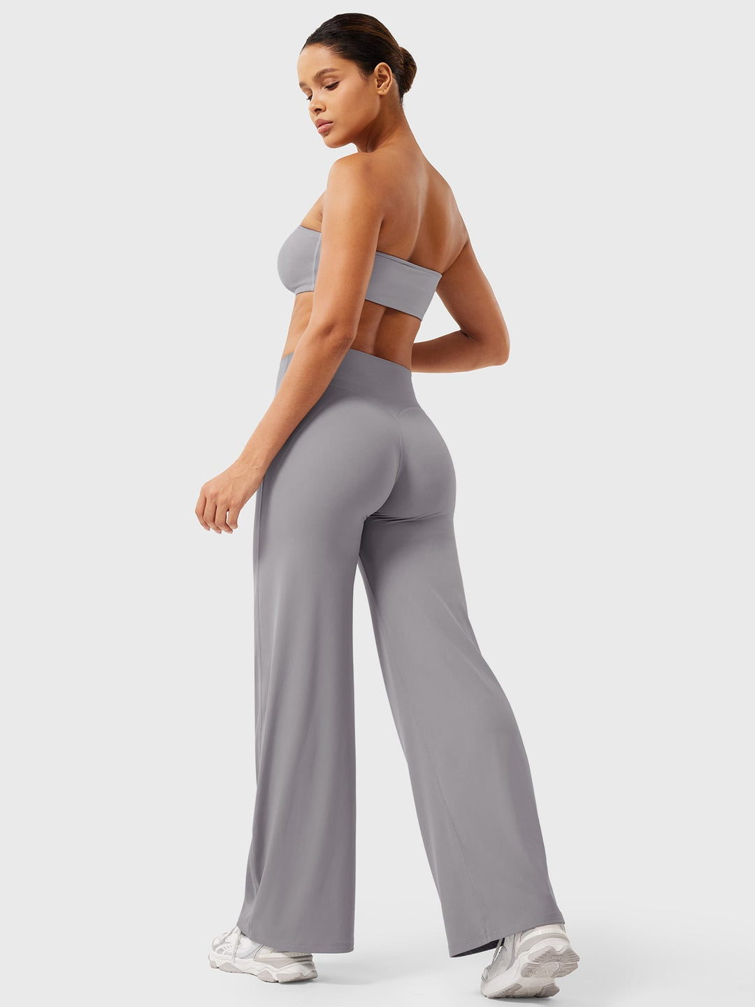Women's High Waist Flared Summer Pants