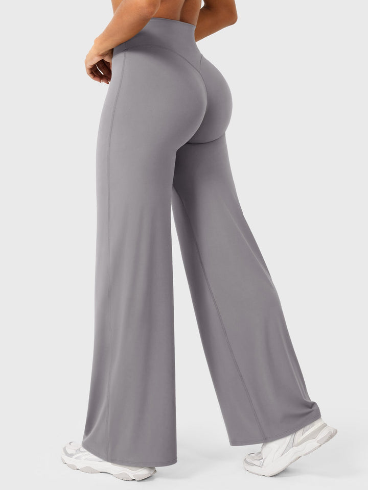 Women's High Waist Flared Summer Pants