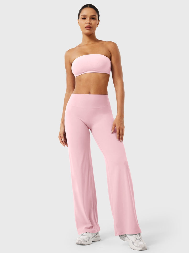 Women's High Waist Flared Summer Pants