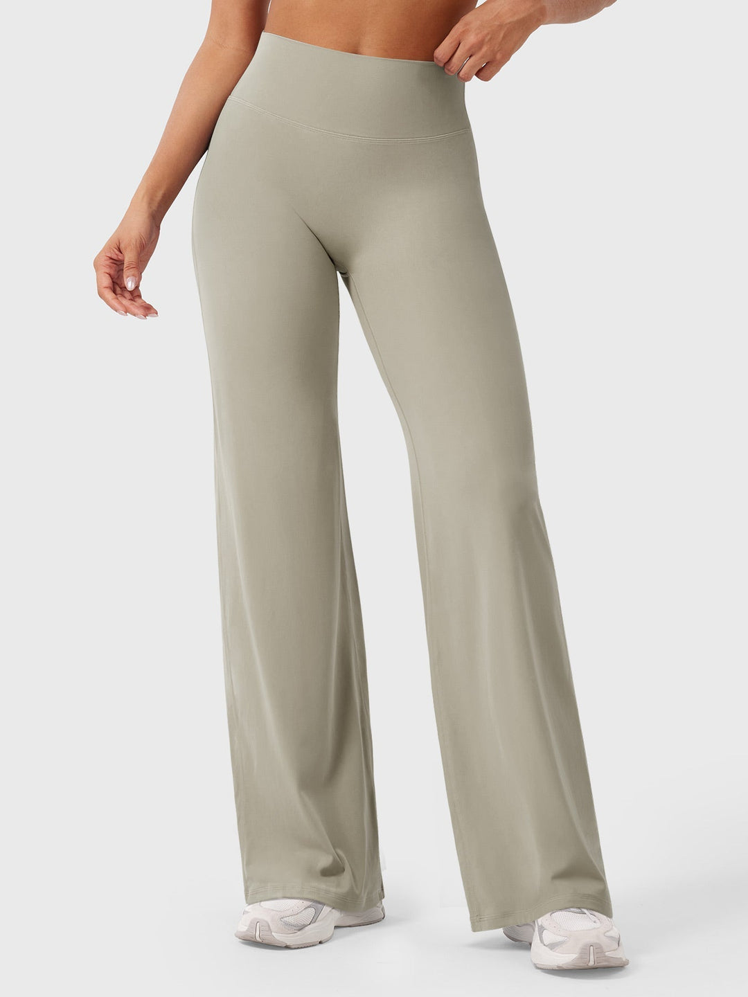 Women's High Waist Flared Summer Pants