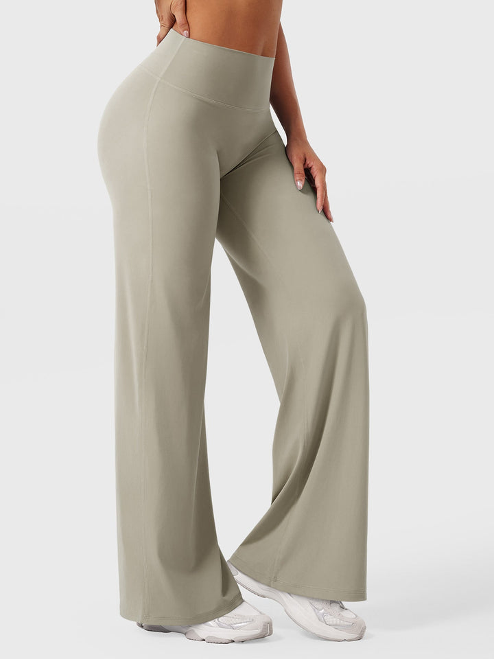Women's High Waist Flared Summer Pants