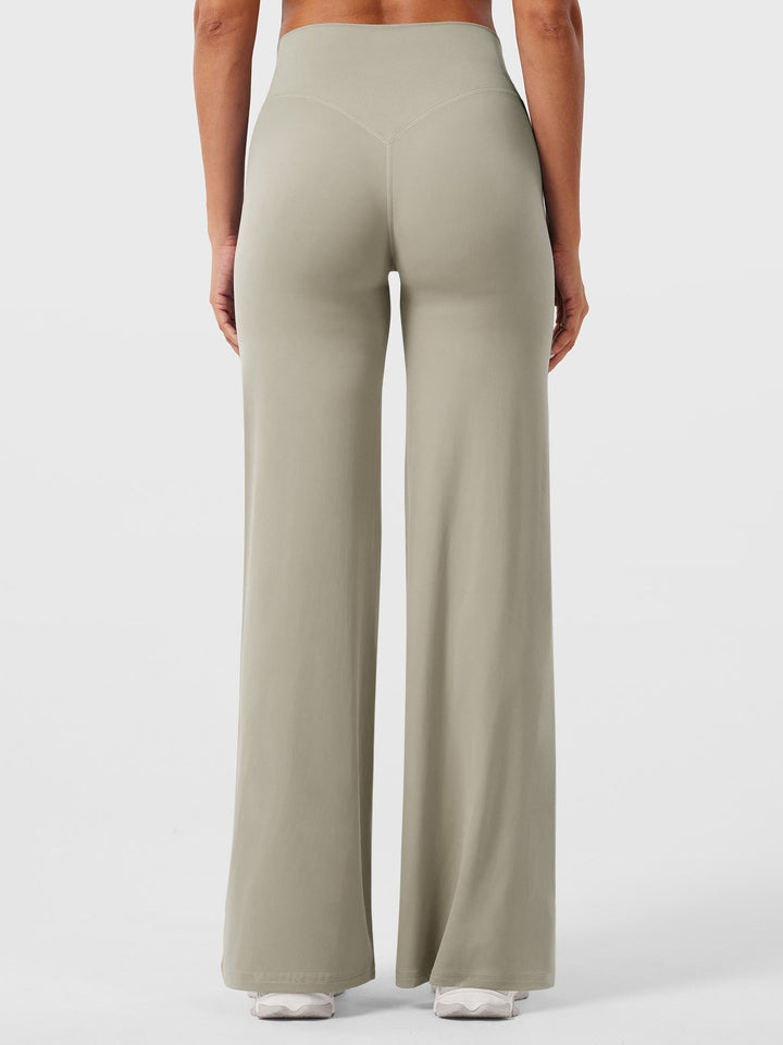 Women's High Waist Flared Summer Pants