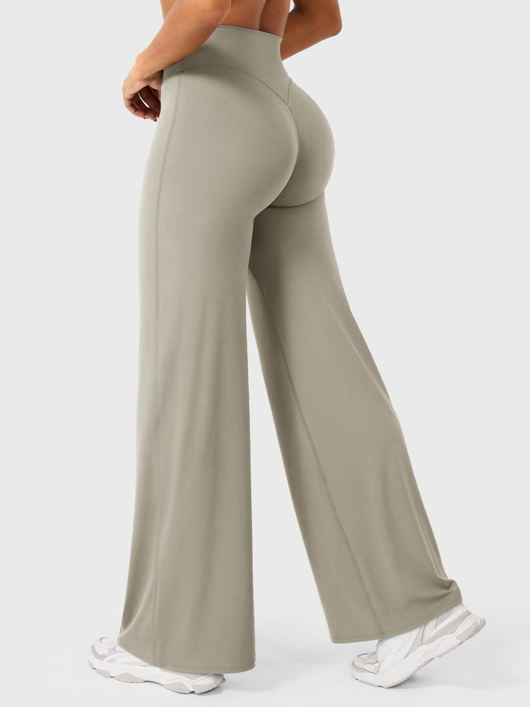 Women's High Waist Flared Summer Pants