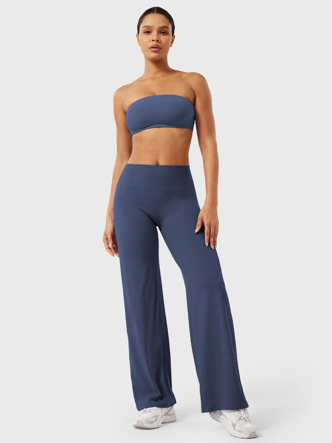 Women's High Waist Flared Summer Pants