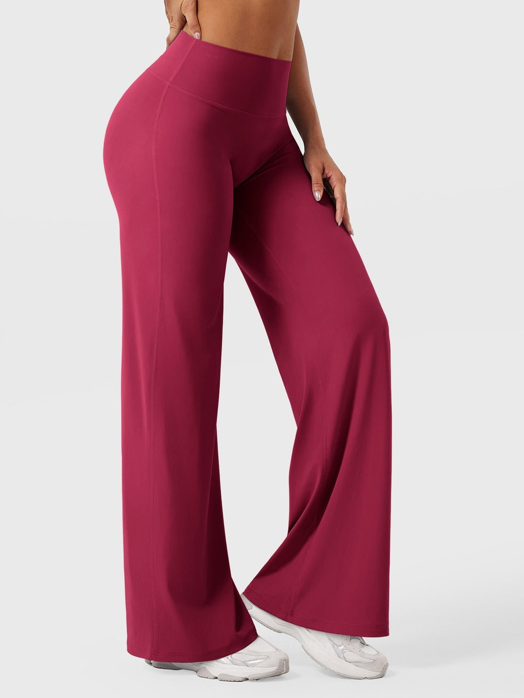 Women's High Waist Flared Summer Pants