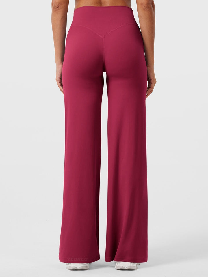 Women's High Waist Flared Summer Pants