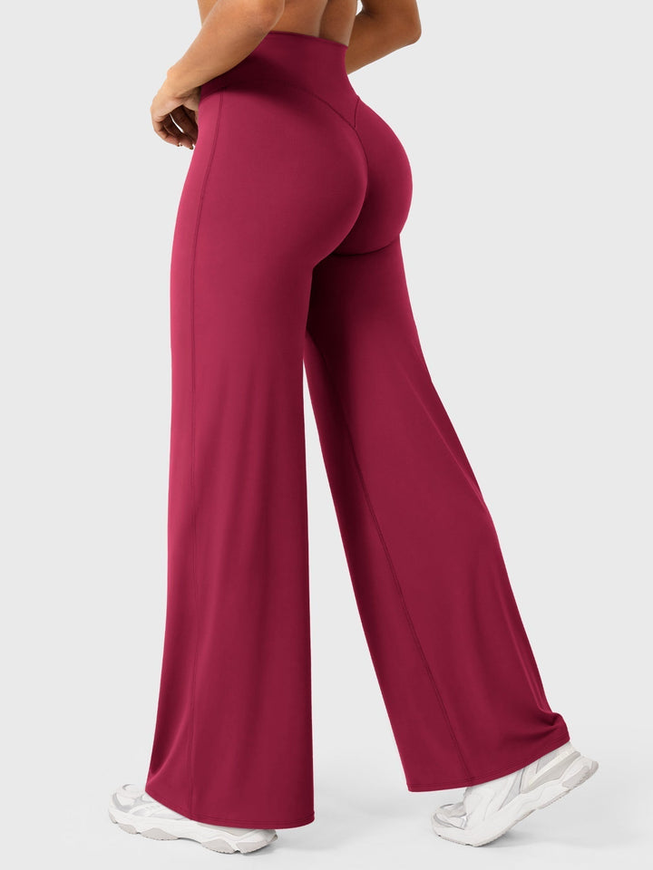 Women's High Waist Flared Summer Pants