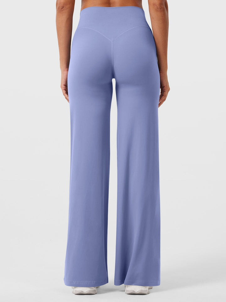 Women's High Waist Flared Summer Pants
