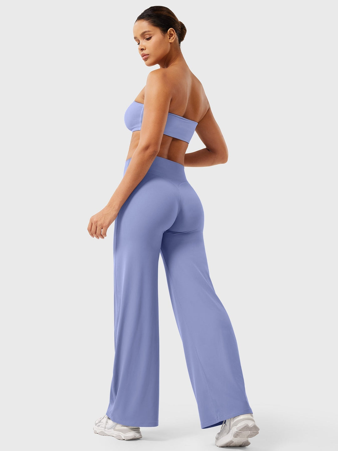 Women's High Waist Flared Summer Pants
