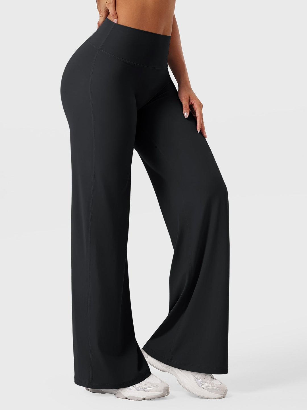 Women's High Waist Flared Summer Pants