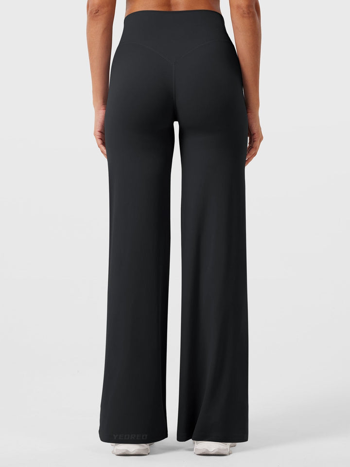 Women's High Waist Flared Summer Pants