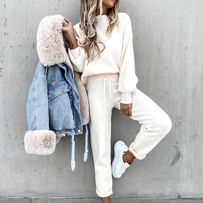 Women's Winter Clothing Set White