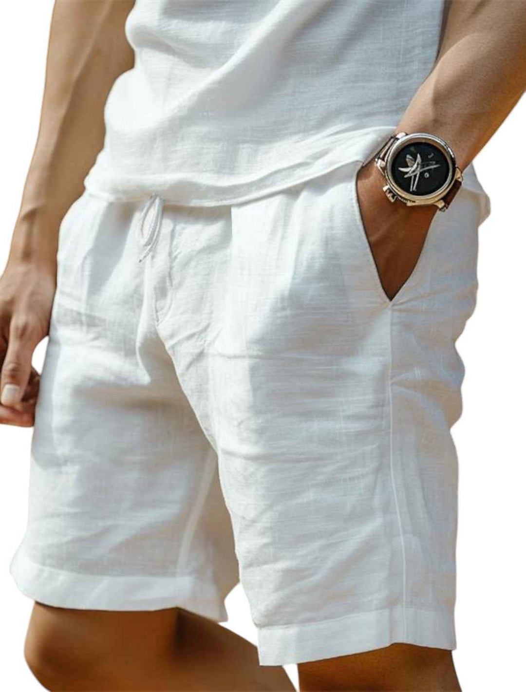 Caleb | Stylish Shorts for Ultimate Comfort White